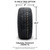 MODZ® 14" Falcon Glossy Black - Lifted Tires and Wheels Combo
