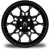 MODZ® 14" Chaos Matte Black Golf Cart Wheel