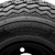 8" Steel Golf Cart Wheels Matte Black and (18/8.5-8) Golf Cart Tires - Set of Four
