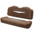 MODZ® RSC3 Custom Brown Rear Seat Cushions - Choose Pattern and Accent Colors