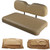 EZGO RXV 2008-2015 Replacement Front Seat - Stone Beige Cushions