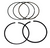 EZGO 295cc .50mm Oversized Piston Ring Set 91-up
