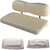 Club Car DS 2000.5 and Newer Replacement Front Seat - White Cushions