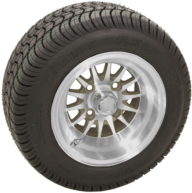 RHOX 10" Phoenix Machined w/ Pearl Wheel (shown with RXLP tire)