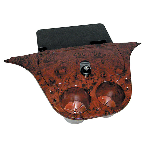 RHOX Yamaha G29 Drive Golf Cart Dash Compartment - Woodgrain