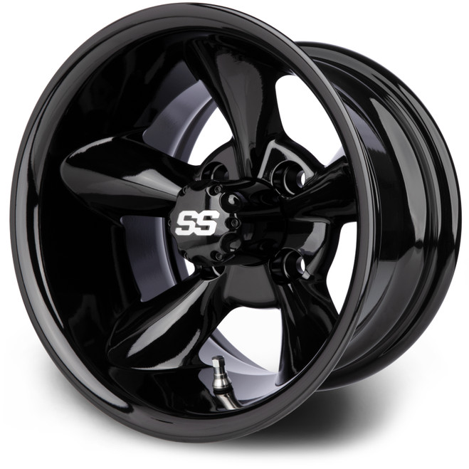 MODZ® Classic 12" Godfather Black Golf Cart Wheel