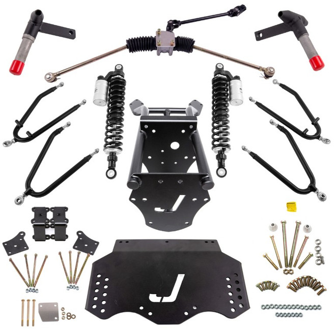 Jake's Long Travel Lift Kit with Updated External Reservoir Shocks - EZGO T48 Electric 2013.5-Up 