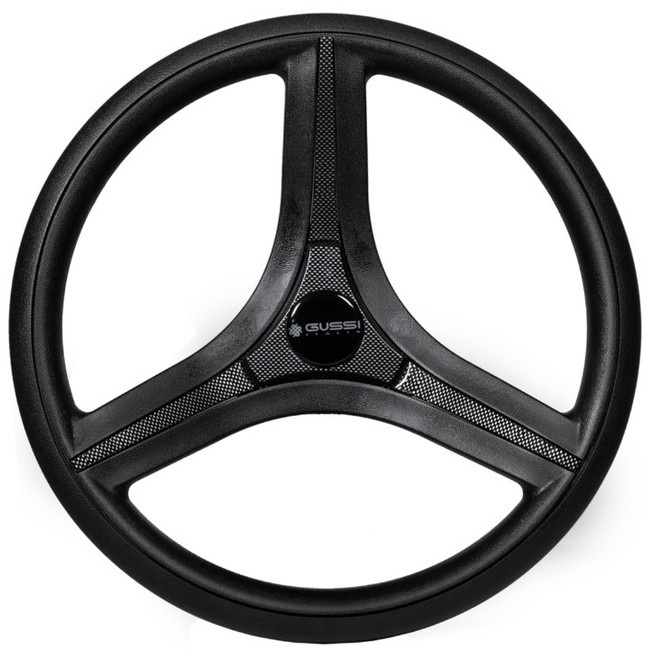 Gussi Italia® Brenta Black/Carbon Fiber Steering Wheel