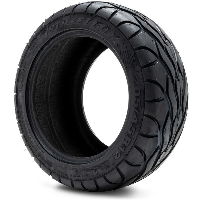 MODZ® Street Fox 205/45-12 Radial Golf Cart Tire