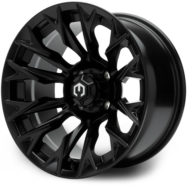 MODZ® 14" Falcon Matte Black Golf Cart Wheel