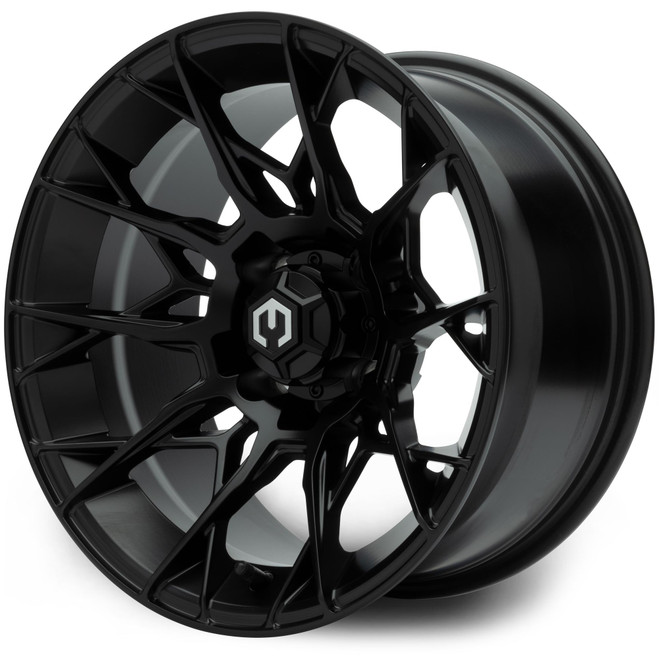 MODZ® 14" Chaos Matte Black Golf Cart Wheel