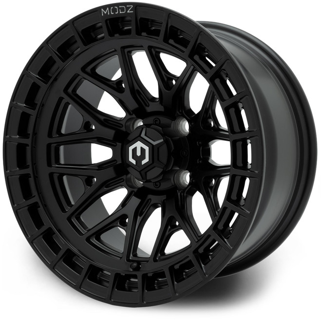 MODZ® 14" Torrent Matte Black Golf Cart Wheel