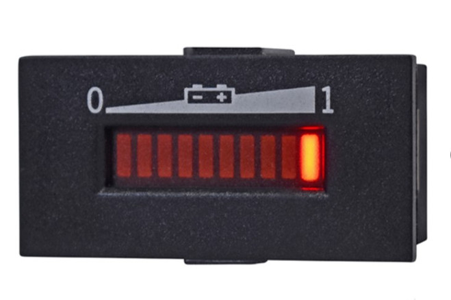 Universal 36 Volt Horizontal Digital Battery Charge Meter