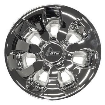 8" GTW Drifter Chrome Wheel Cover Golf Cart - Set of 4