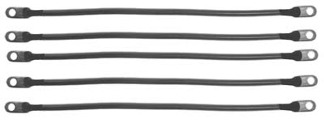 Club Car DS Battery Cable Set - 4 Gauge 36 Volt