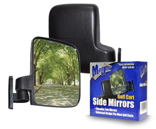 Madjax Adjustable Sport Golf Cart Side View Mirrors | Set of Two Madjax Adjustable Sport Golf Cart Side View Mirrors | Set of Two
