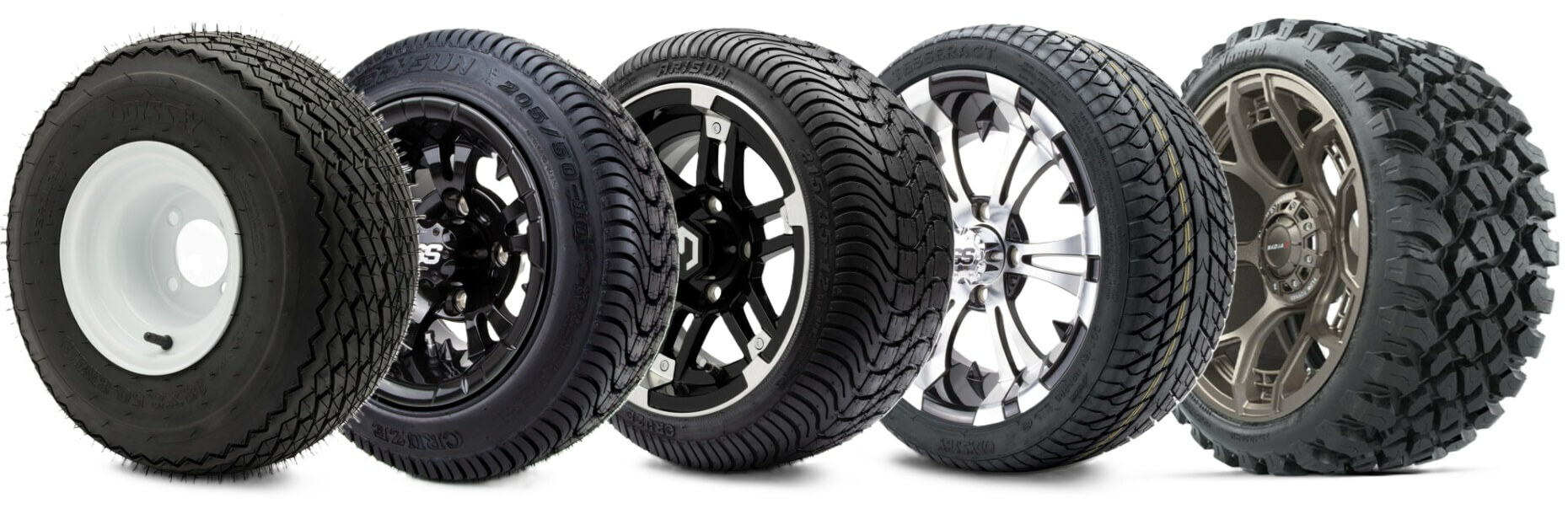 Lifted Golf Cart Wheels and Tires