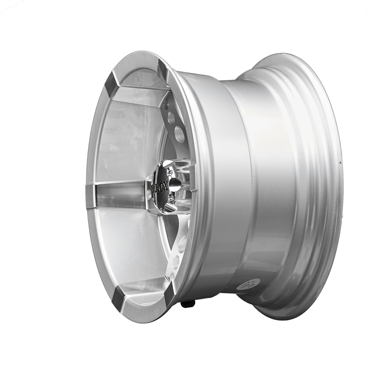 12 inch RHOX RX251 Machined and Silver Wheel Golf Cart King