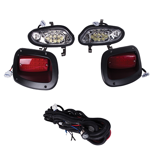 EZGO TXT/T48 LED Headlight & Taillight Kit (Years 2014Up