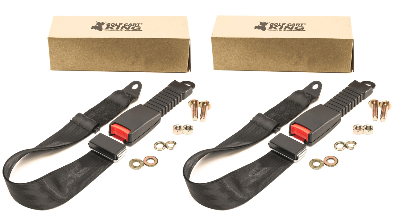 Universal Retractable Seat Belts Set of 2 Golf Cart King
