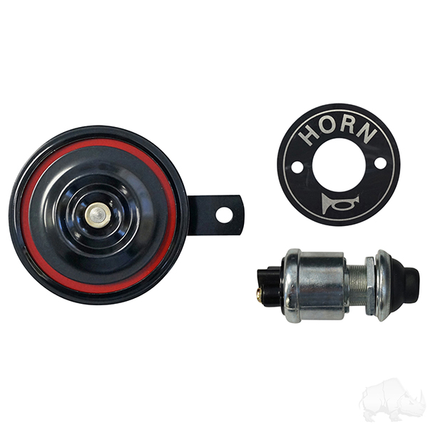 Universal Electronic Horn With Button 12 Volt Golf Cart King