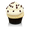 Madagascar bourbon vanilla cake with chocolate chips and vanilla buttercream sprinkled with mini chocolate chips