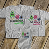 Big brother or sister monster three sibling Tshirt set