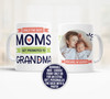 Coffee mug grandma best moms get promoted to grandma ORIGINAL design personalized mug