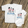 Brother or sister cow sibling Tshirt set