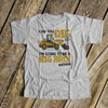 Big brother to be shirt construction digger can you dig it pregnancy announcement Tshirt