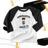 Kindergarten graduation shirt funny nailed it boys personalized raglan style graduation Tshirt