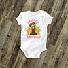 Thanksgiving shirt first turkey day boy or girl personalized 1st Thanksgiving Tshirt or bodysuit