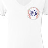 Baseball traditional monogram womens shirt