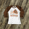 Thanksgiving pregnancy announcement little turkey big brother raglan shirt