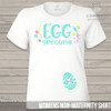 Easter eggspecting non-maternity or maternity shirt