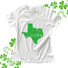 St. Patrick's Day lucky state womens Vneck shirt