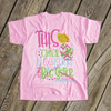 Easter big sister eggspecting pregnancy announcement Tshirt