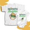 Sibling drinking buddies two shirt set