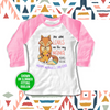 Mother's Day fox no one loves me like my mama girl RAGLAN bodysuit or shirt
