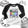 Kindergarten boy nailed it graduation raglan shirt