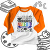 Kindergarten boy nailed it graduation raglan shirt