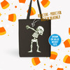 Dabbing Skeleton Trick or Treat Bag