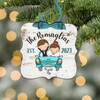 First Christmas just married ornament