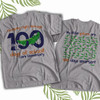 Teacher 100 days smarter gators Tshirt