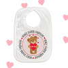 Beary sweet Valentine baby bib