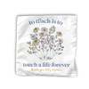 To teach is to touch a life forever teacher throw pillow