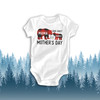 First Mothers Day buffalo plaid bear bodysuit or Tshirt