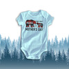 First Mothers Day buffalo plaid bear bodysuit or Tshirt