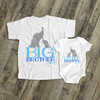 Big brother little brother or sister elephant sibling Tshirt set