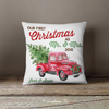 Our first Christmas as mr. and mrs. vintage truck pillowcase pillow